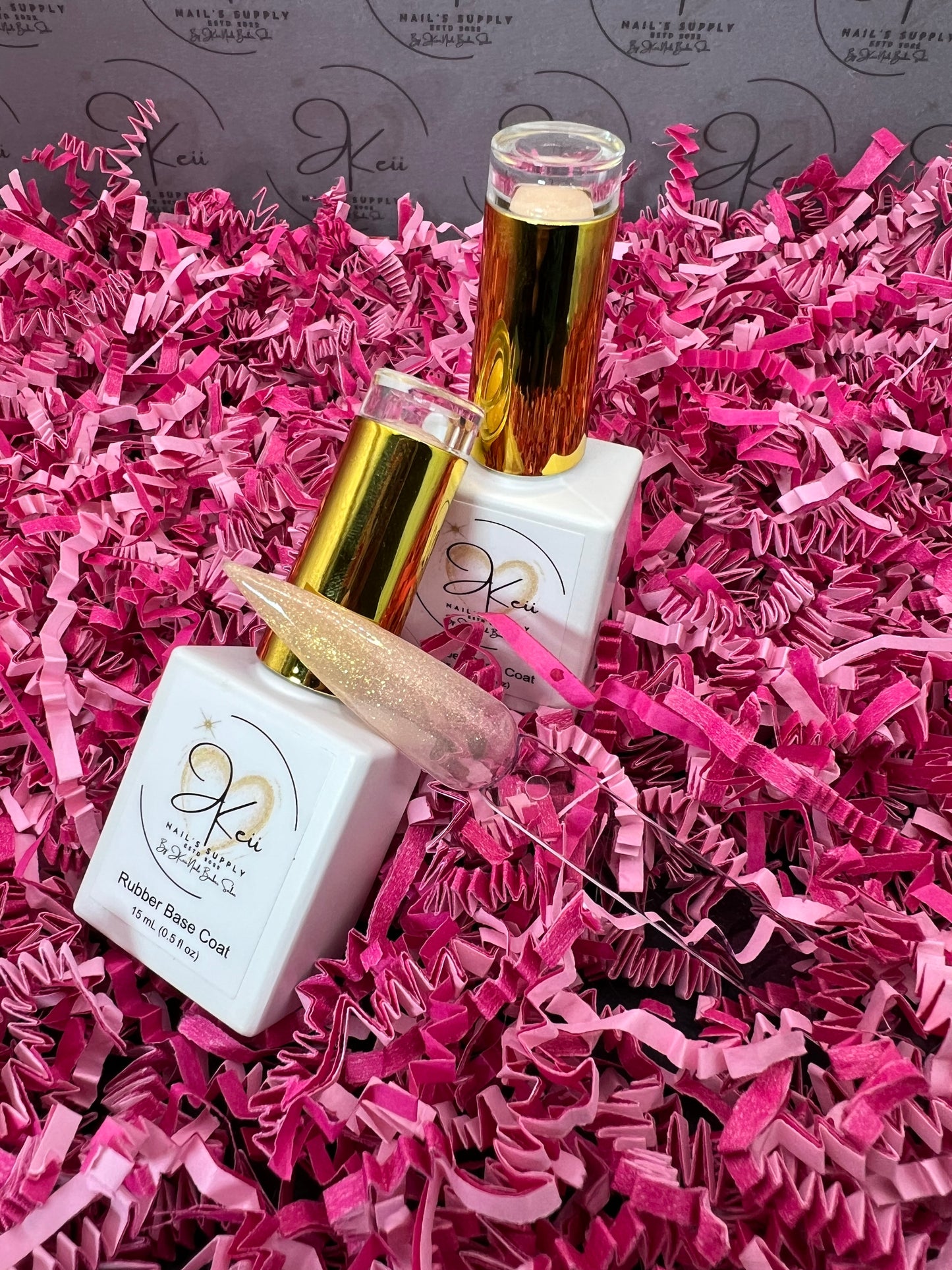 Rubber Base Glitter 18